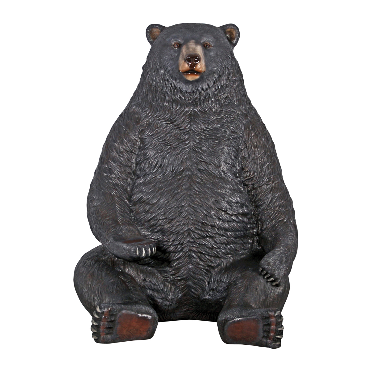 Image Thumbnail for Sitting Pretty Black Bear Statue          